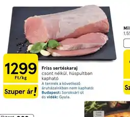 Tesco Friss sertéskaraj ajánlat
