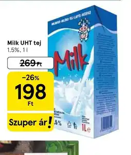 Tesco Milk UHT tej ajánlat