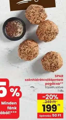 Spar SPAR szénhidrátcsökkentett pogácsa ajánlat