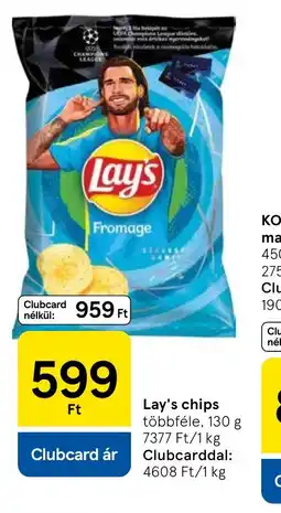 Tesco Lay's chips ajánlat