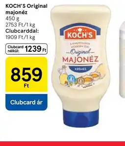 Tesco KOCH'S Original majonéz ajánlat