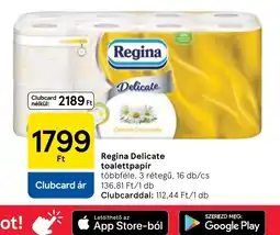 Tesco Regina Delicate toalettpapír ajánlat
