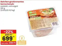 Spar Balviten gluténmentes barna kenyér ajánlat