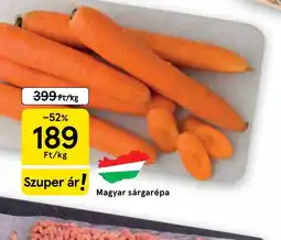 Tesco Magyar sárgarépa ajánlat