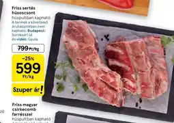 Tesco Friss sertés húsoscsont ajánlat