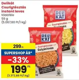 Spar Delikát Csurigtésztás instant leves ajánlat