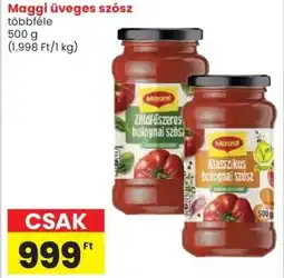 Spar Maggi üveges szósz ajánlat