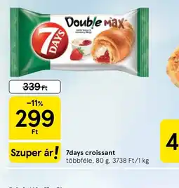 Tesco 7DAYS croissant ajánlat