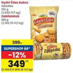 Spar Győri Édes keksz / Zabfalatok ajánlat