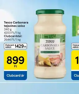 Tesco Tesco Carbonara tejszínes szsz ajánlat