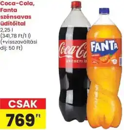 Spar Coca-Cola, Fanta szénsavas üdítőital ajánlat