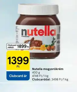Tesco Nutella mogyorkrém ajánlat