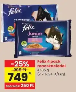 Spar Felix 4 pack macskaeledel ajánlat