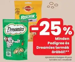 Spar Pedigree és Dreamies termék ajánlat