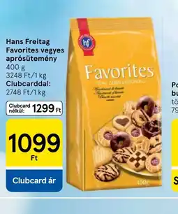 Tesco Hans Freitag Favorites aprsütemény ajánlat