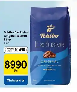Tesco Tchibo Exclusive szemes kávé ajánlat