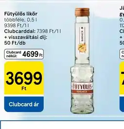 Tesco Fütyülős likőr ajánlat