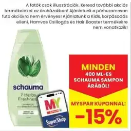 Spar Schauma sampon ajánlat