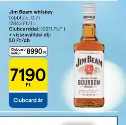 Tesco Jim Beam whiskey ajánlat
