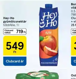 Tesco Hey-Ho gyümölcsnektár ajánlat