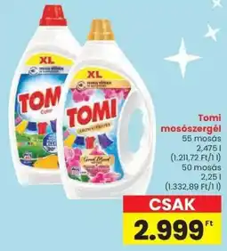 Spar Tomi mosószergél ajánlat