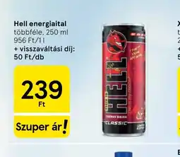 Tesco Hell energiaital ajánlat