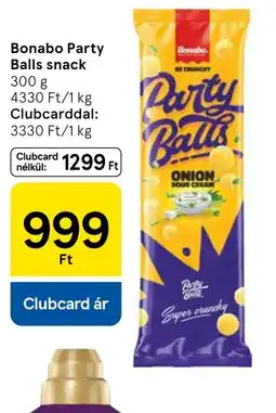 Tesco Bonabo Party Balls snack ajánlat