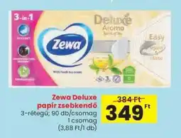 Spar Zewa Deluxe papír zsebkendő ajánlat