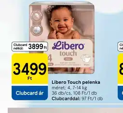 Tesco Libero Touch pelenka ajánlat