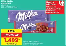 Spar Milka táblás csokoládé ajánlat