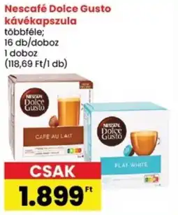 Interspar Nescafé Dolce Gusto kávékapszula ajánlat