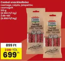 Interspar Csabai snackkolbász ajánlat