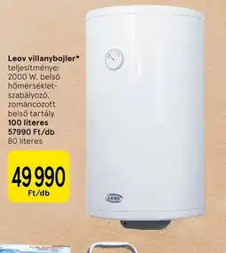 Tesco Leov villanybojler ajánlat