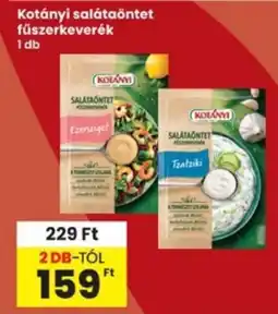 Interspar Kotányi salátaöntet fűszerkeverék ajánlat