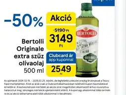 Tesco Bertolli Originale olívaolaj ajánlat