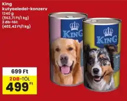 Interspar King kutyaeledel-konzerv ajánlat
