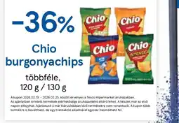 Tesco Chio burgonyachips ajánlat