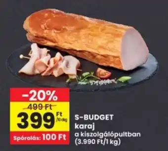 Interspar S-BUDGET karaj ajánlat