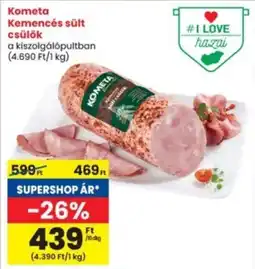 Interspar Kometa Kemencés sült csülök ajánlat