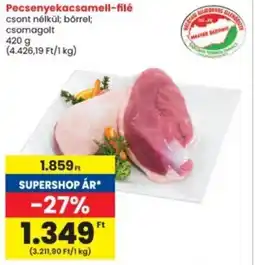 Interspar Pecsenyekacsamell-filé ajánlat