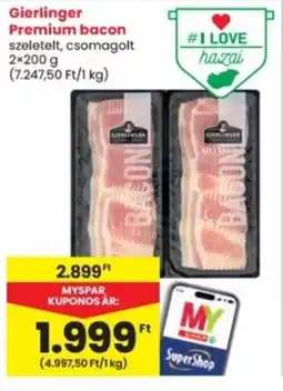 Interspar Gierlinger Premium bacon ajánlat