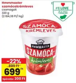 Interspar Hmmmaster szamócakrémleves ajánlat
