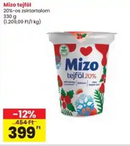 Interspar Mizo tejföl ajánlat
