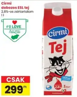 Interspar Cirmi dobozos ESL tej 2,8% ajánlat