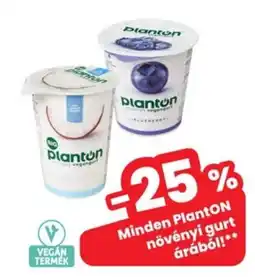 Interspar PlantON növényi gurt ajánlat