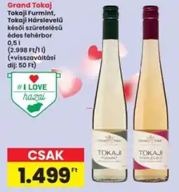 Interspar Grand Tokaj Tokaji Furmint, Tokaji Hárslevelű ajánlat