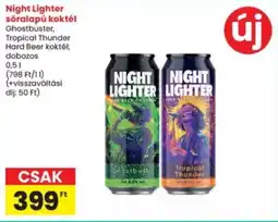 Interspar Night Lighter söralapú koktél ajánlat