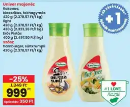 Interspar Univer majonéz ajánlat