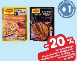 Interspar Maggi Finom Falatok, Magic Asia pirított tészta tésztás készétel piritott teszta ajánlat