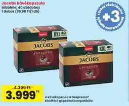 Interspar Jacobs kávékapszula ajánlat